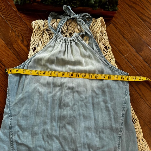 Cloth & Stone | Chambray Halter Dress - Picture 3 of 7